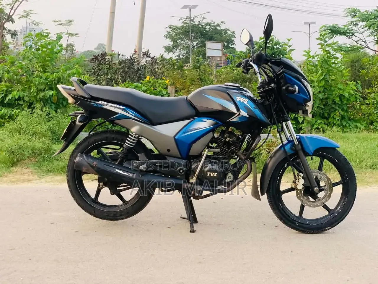 TVS Stryker 125 2018 Blue