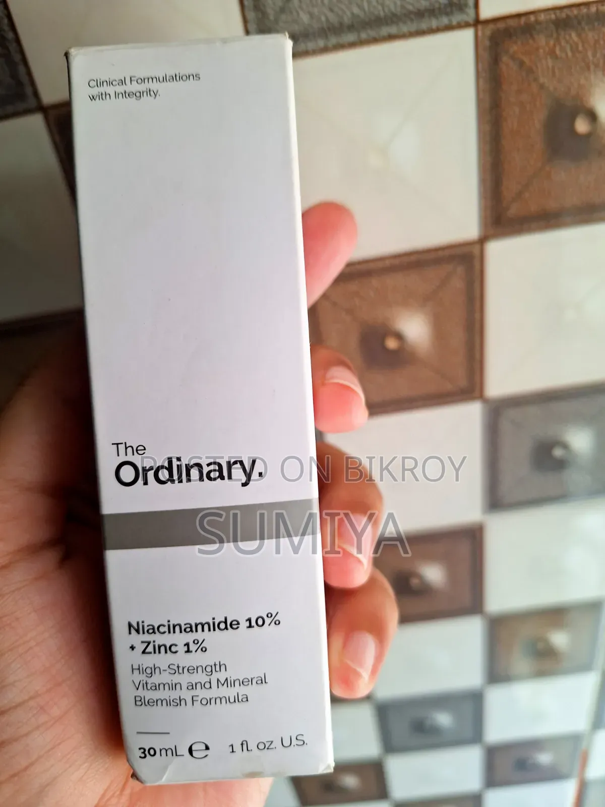The Ordinary Niacinamide 10% + Zinc 1% 30ml (Unboxed-Imported From Germany)