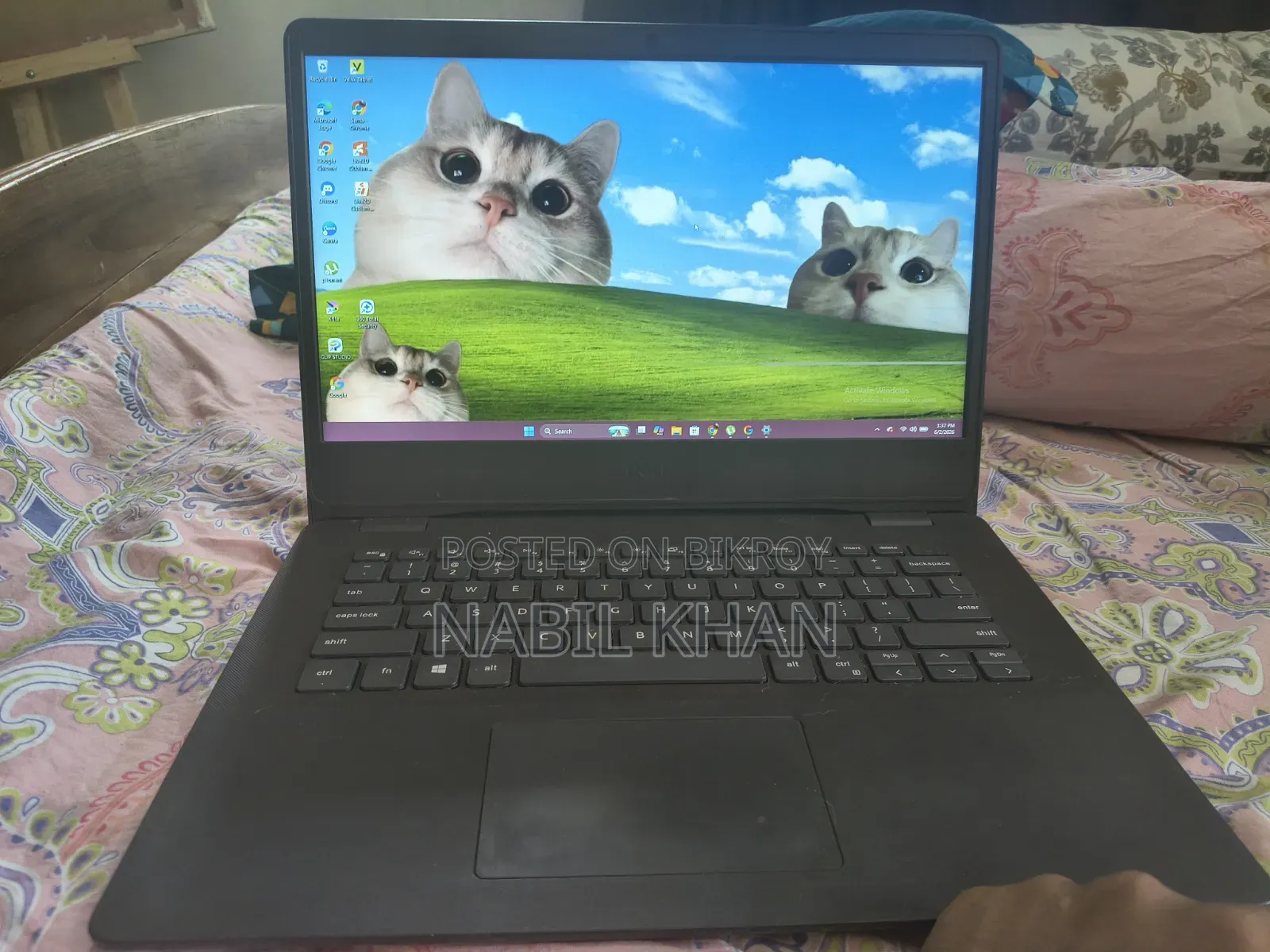 Laptop Dell 8GB AMD Ryzen 3 HDD+SSD 1TB