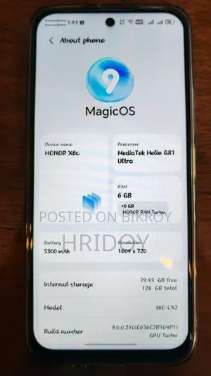 Honor X6C 128 GB