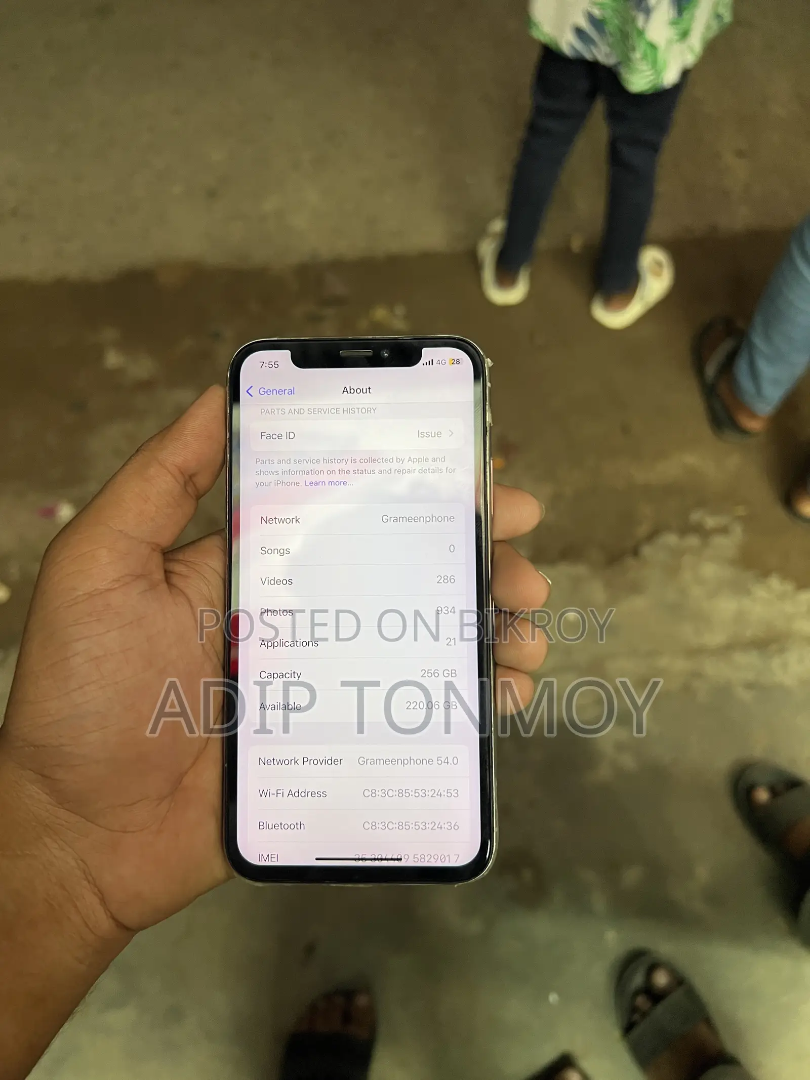 Apple iPhone X 256 GB Silver
