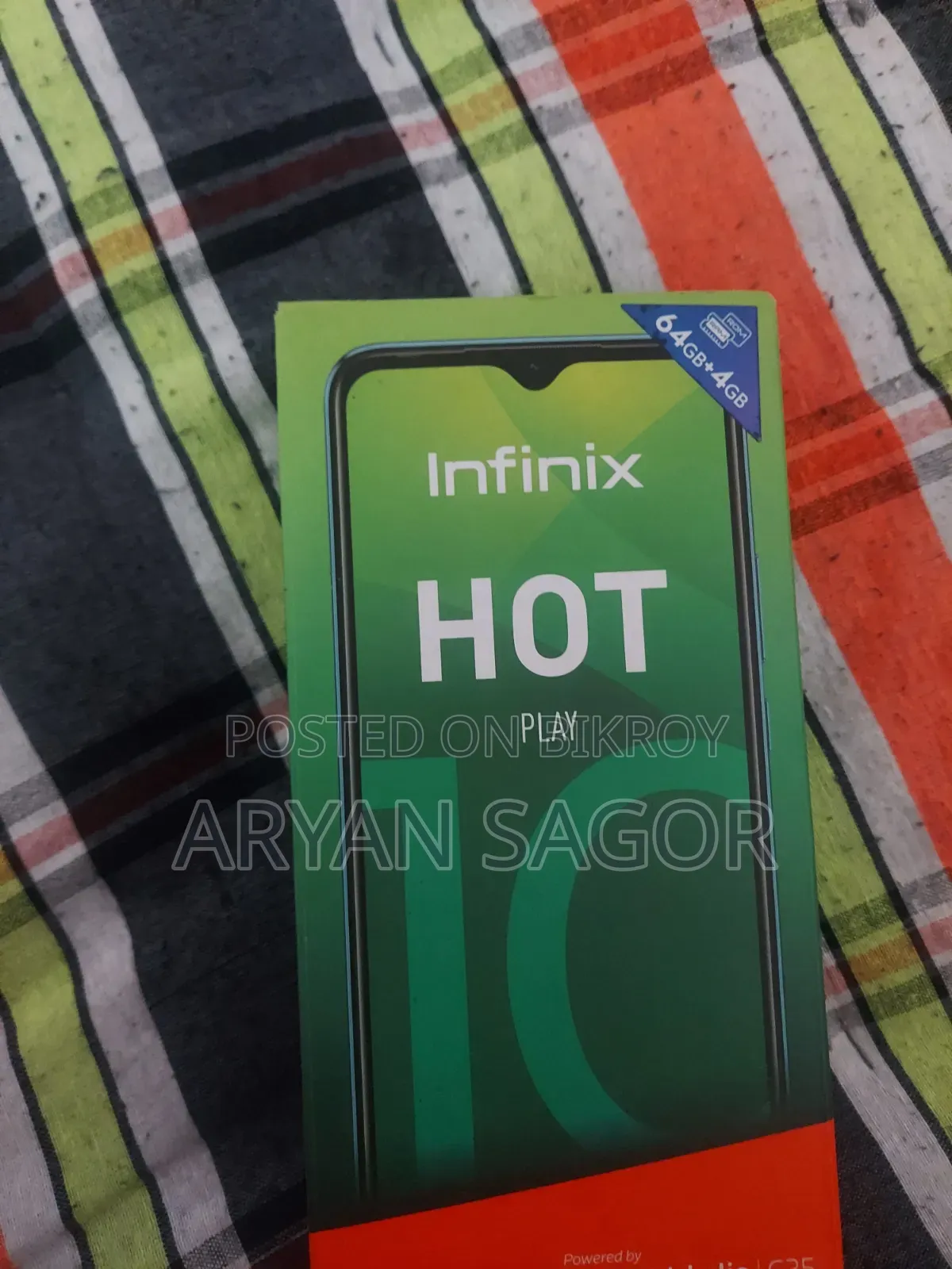 Infinix Hot 10 Play 64 GB Blue