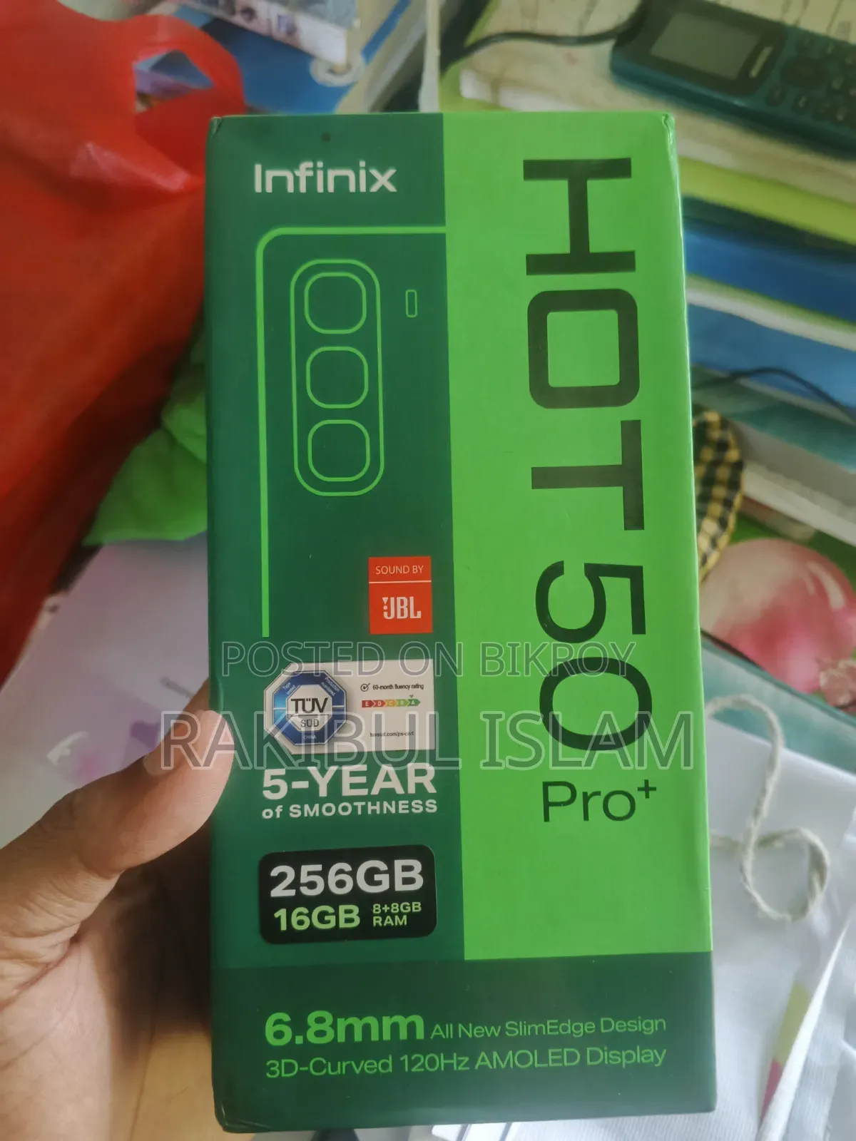 Infinix Hot 50 Pro+ 4G 256 GB White