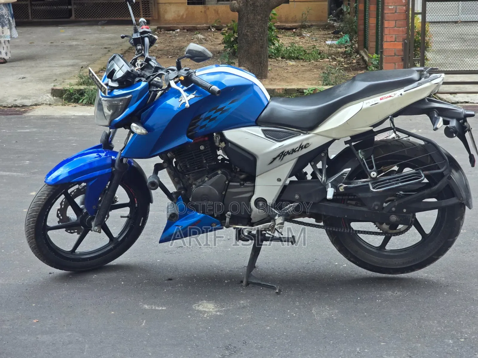 TVS Apache RTR 160 4V 2020 Blue