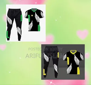 Men's Mesh T-Shirt and Full Pant Set