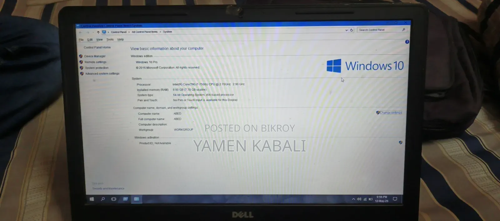 Laptop Dell Inspiron 15 8GB Intel Core I7 HDD 1TB
