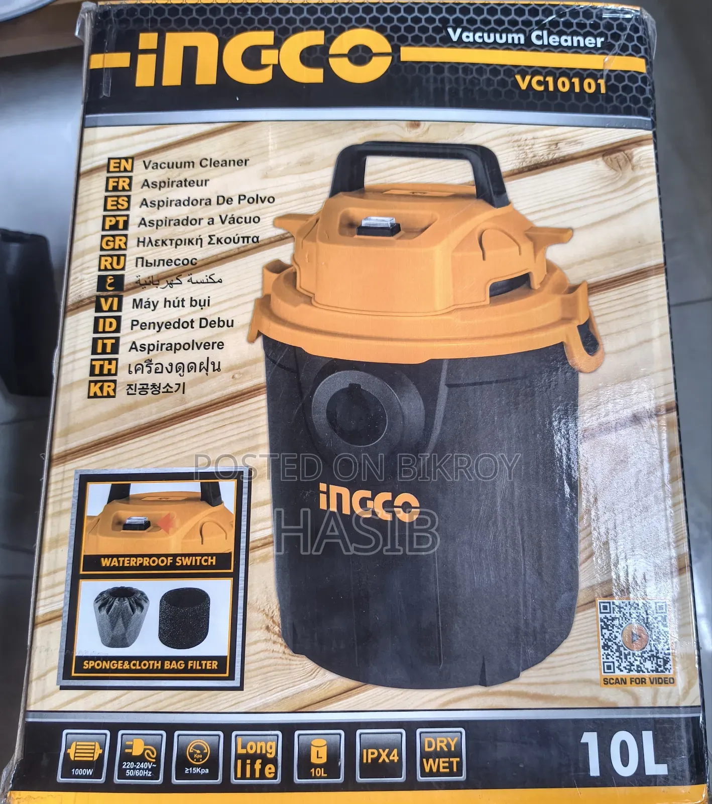 Ingco Vacuum Cleaner 10l Vc101