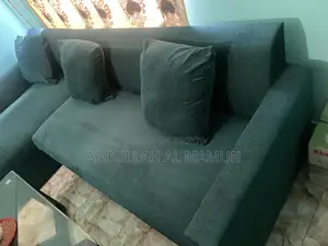 6 Seat Green Soft Sofa Set for Sale