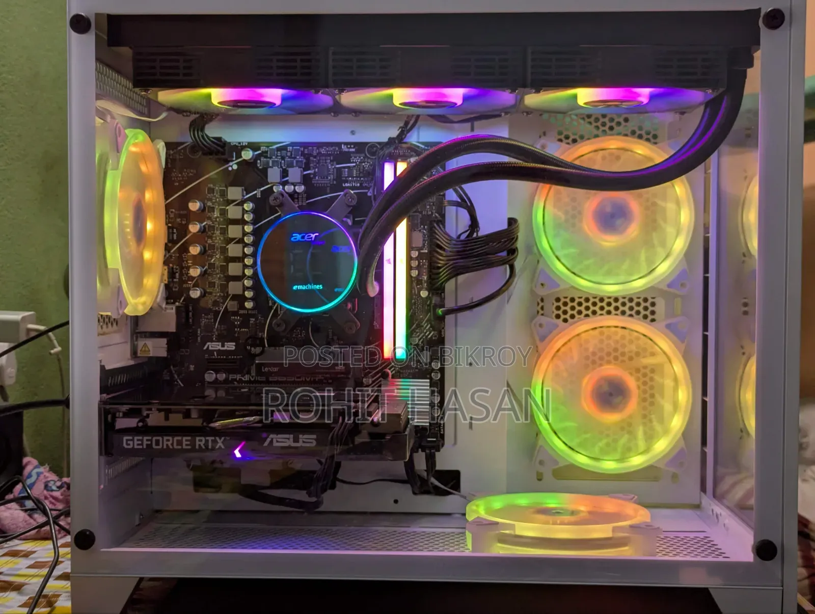 Desktop Computer Asus 32GB AMD Ryzen 7 HDD+SSD 2T