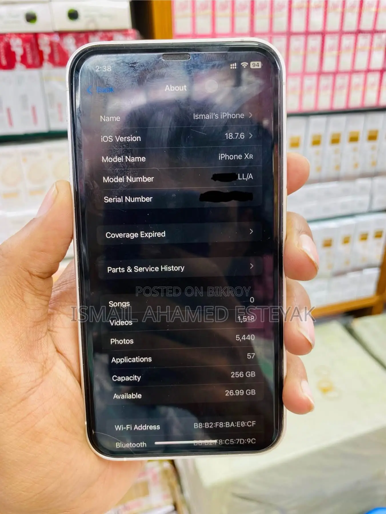 Apple iPhone XR 256 GB White