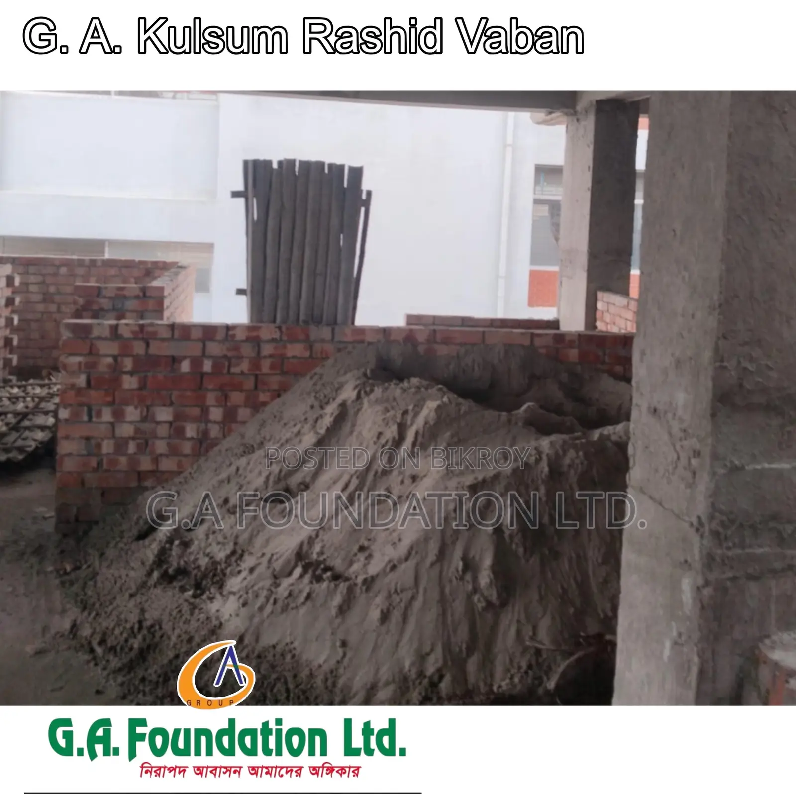 3bdrm Apartment in G. A. Kulsum Rashid, Mirpur for Sale