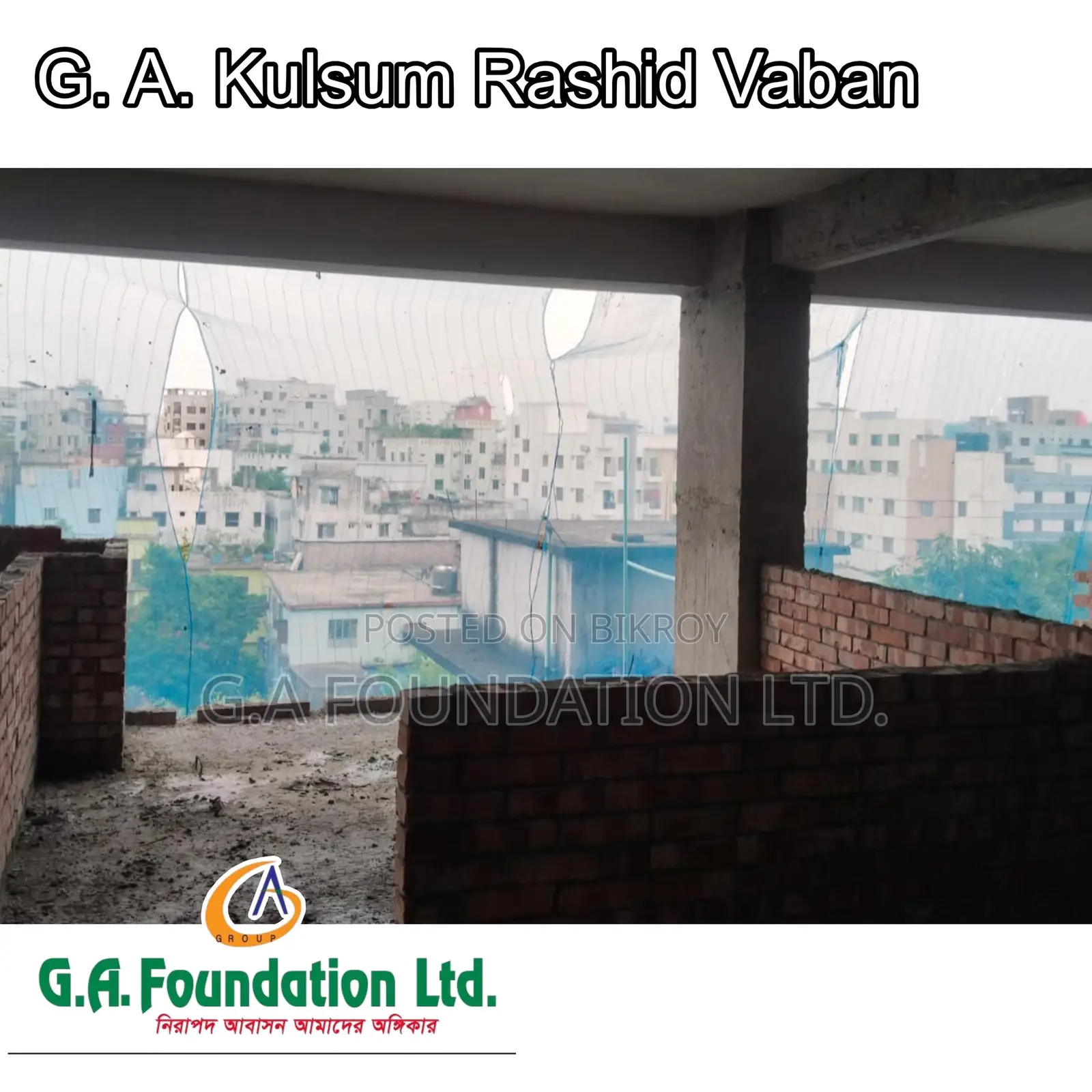 3bdrm Apartment in G. A. Kulsum Rashid, Mirpur for Sale