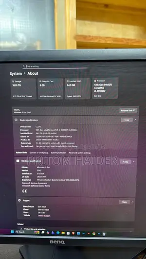 Desktop Computer 64GB Intel SSD 256GB