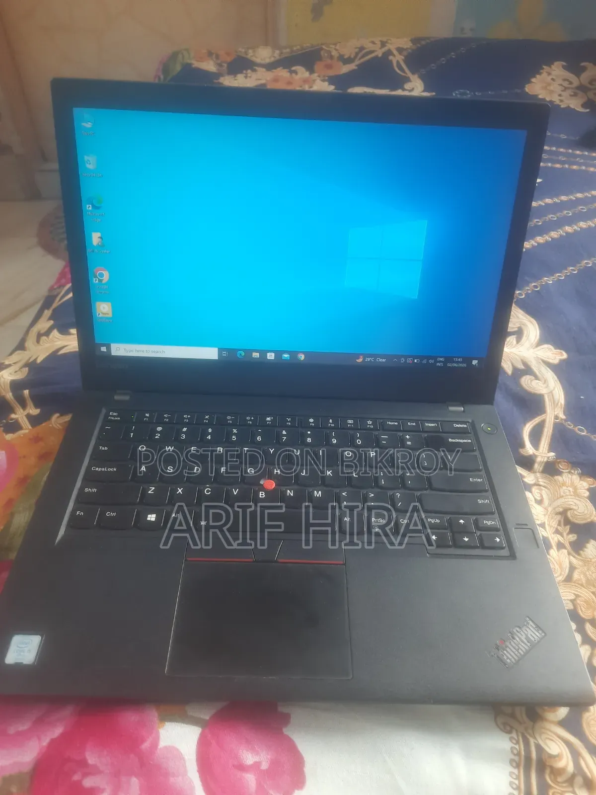 Laptop Lenovo ThinkPad T470 8GB Intel Core I5 SSD 128GB