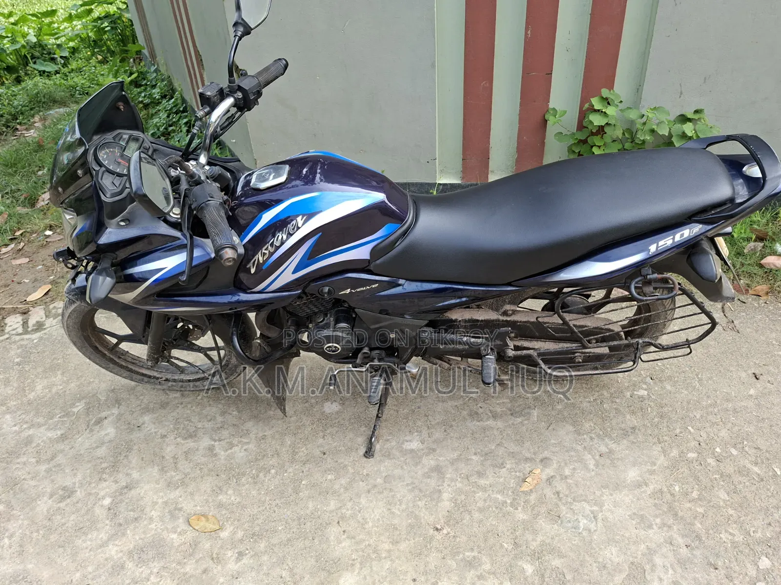 Bajaj Discover 150F 2016 Purple
