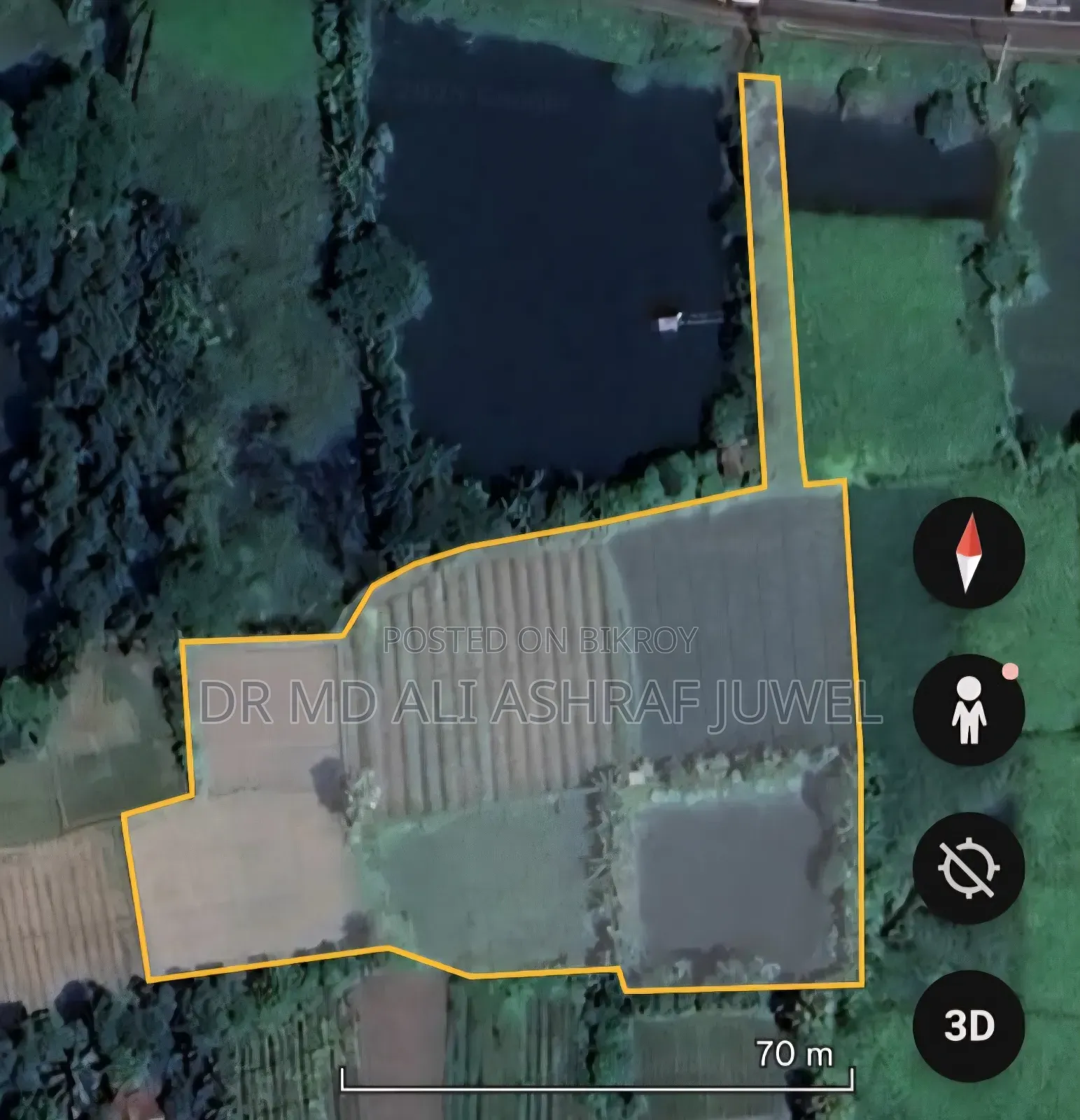 121.5 Decimal Land for Sale Beside Dhaka-Chittagong Highway