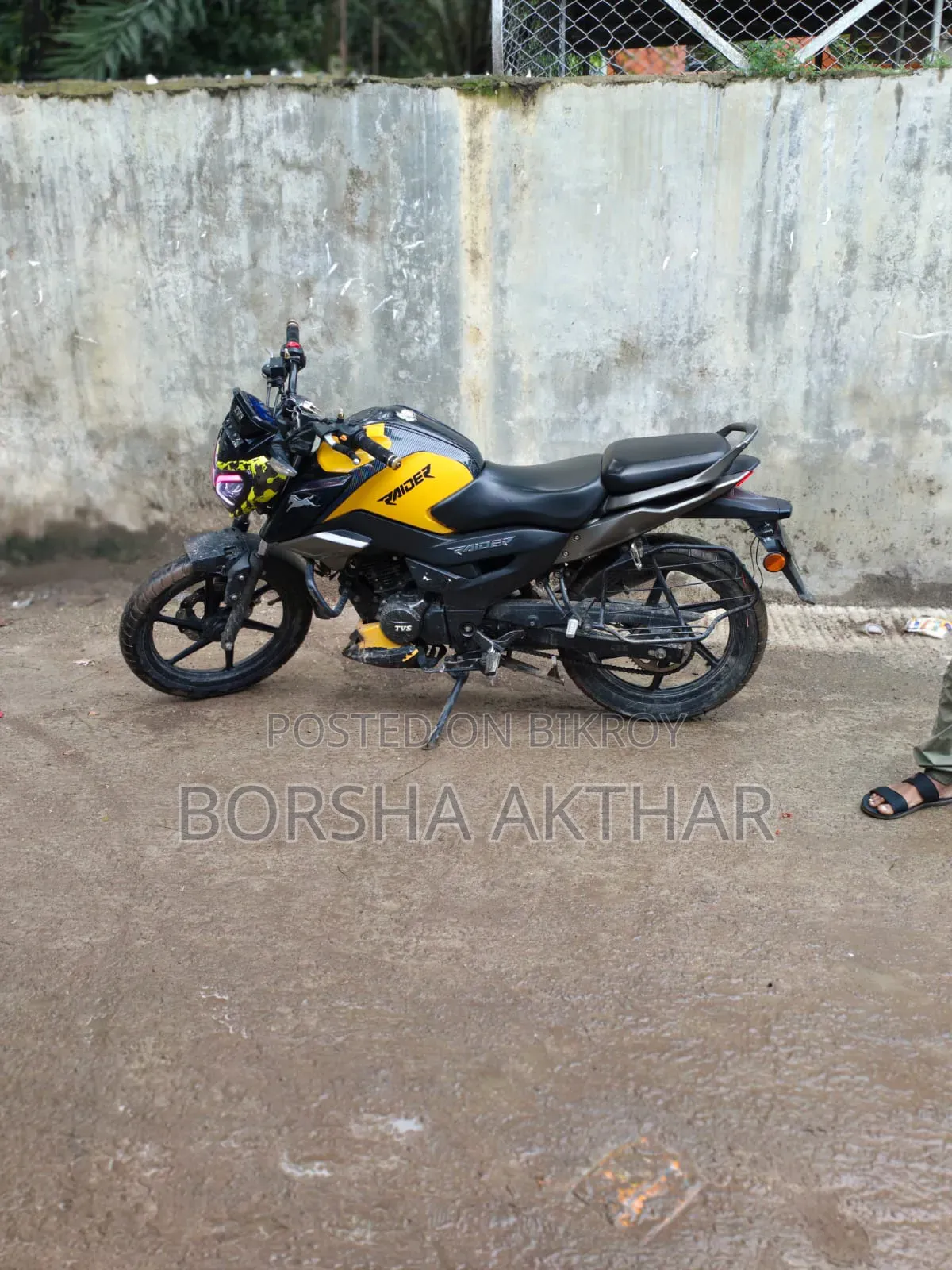 TVS Raider 125 2024 Yellow