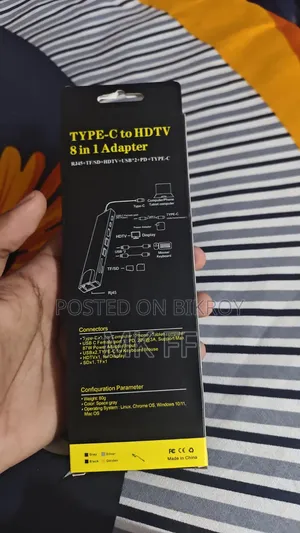 Type-C to HDTV 8-in-1 Adapter