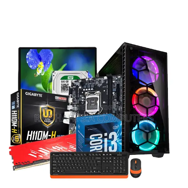 New Desktop Computer 8GB Intel Core I3 SSD 128GB