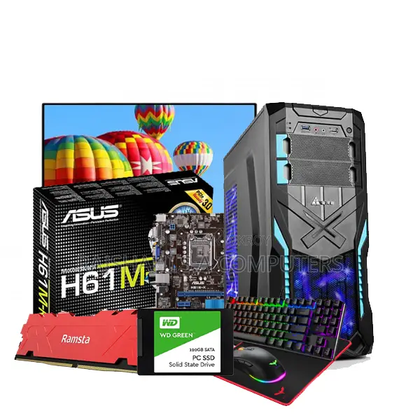 New Desktop Computer 8GB Intel Core I3 SSD 128GB