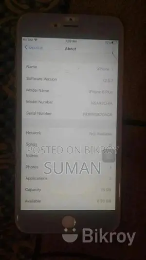 Apple iPhone 6 Plus 16 GB Silver