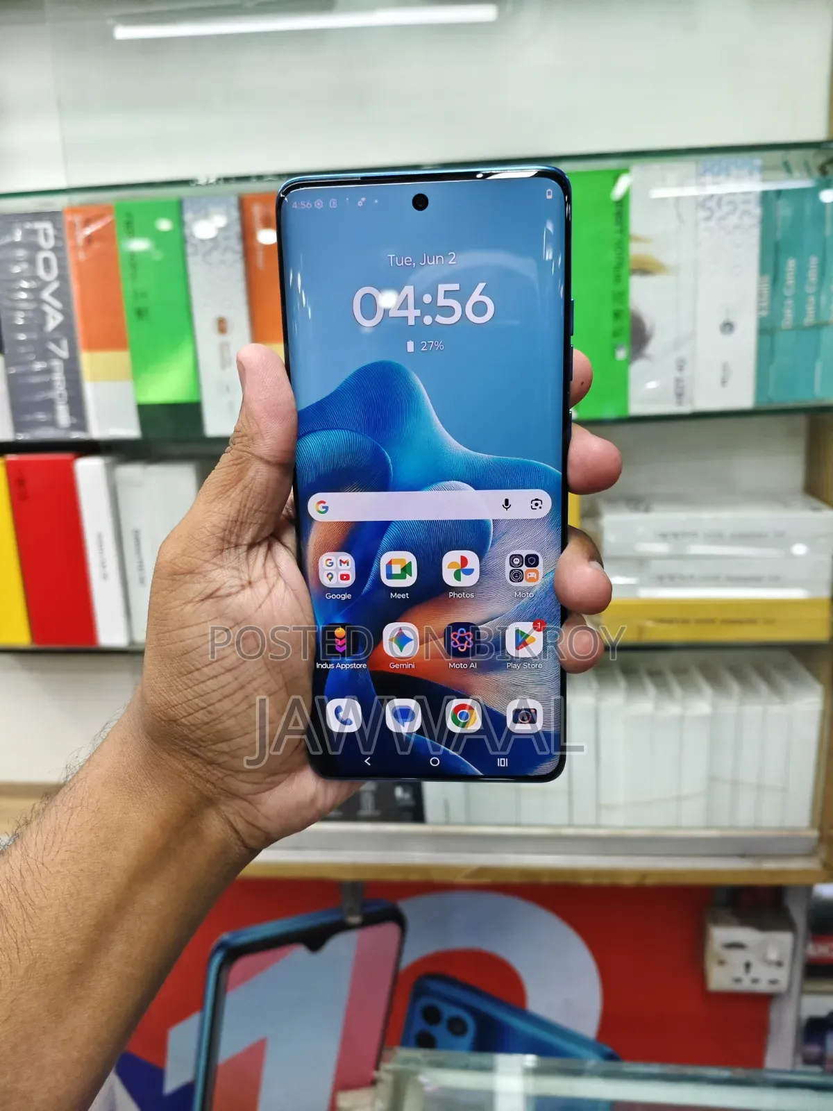 মটোরোলা এজ ৬০ ফিউশন ২৫৬ জিবি ব্লু