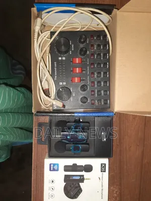  Wireless Microphone and V8s Sound Card