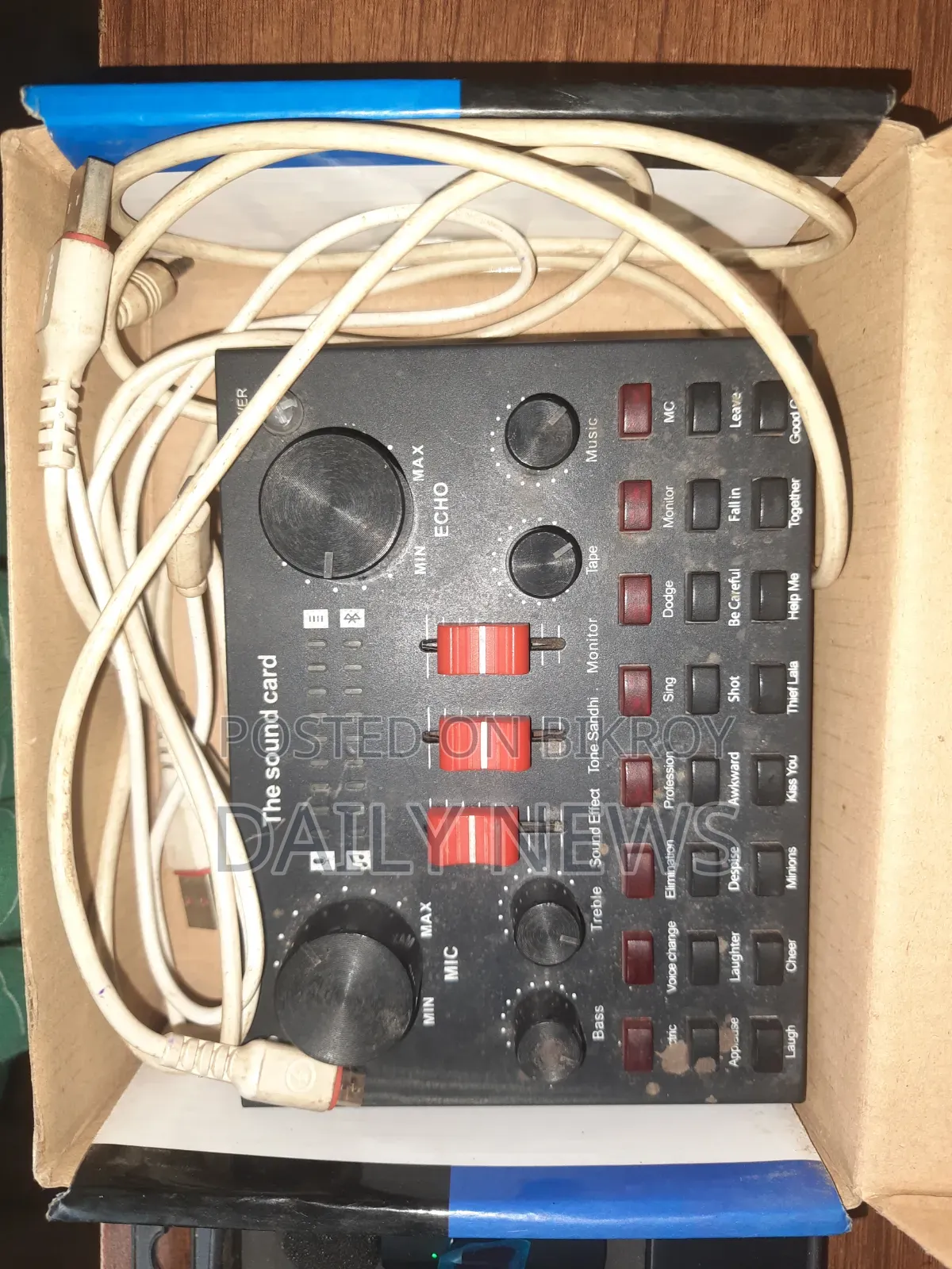 Wireless Microphone and V8s Sound Card