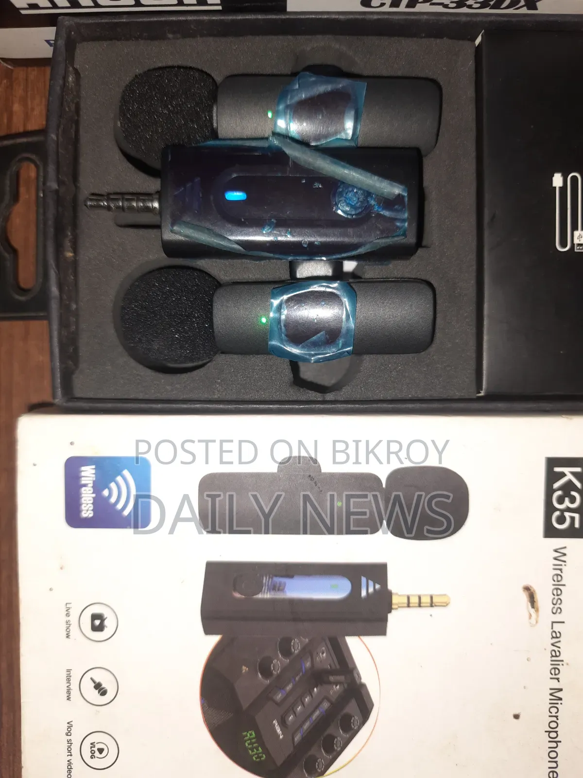 Wireless Microphone and V8s Sound Card