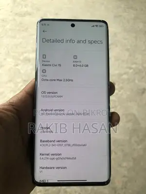 Xiaomi Civi 2 128 GB Black