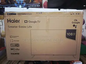 Haier 43" Google Voice TV (Six months warranty and replacement)