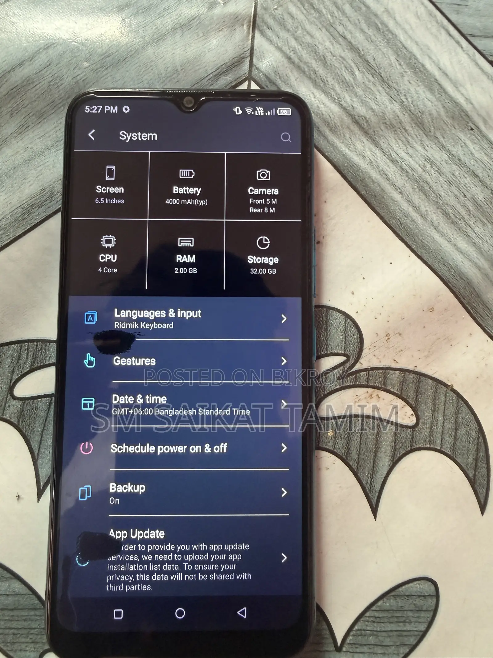 Itel Vision 1 Pro 32 GB Blue
