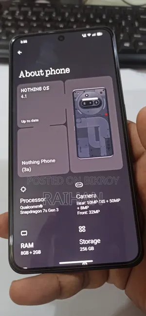 Nothing Phone 3a 256 GB Black