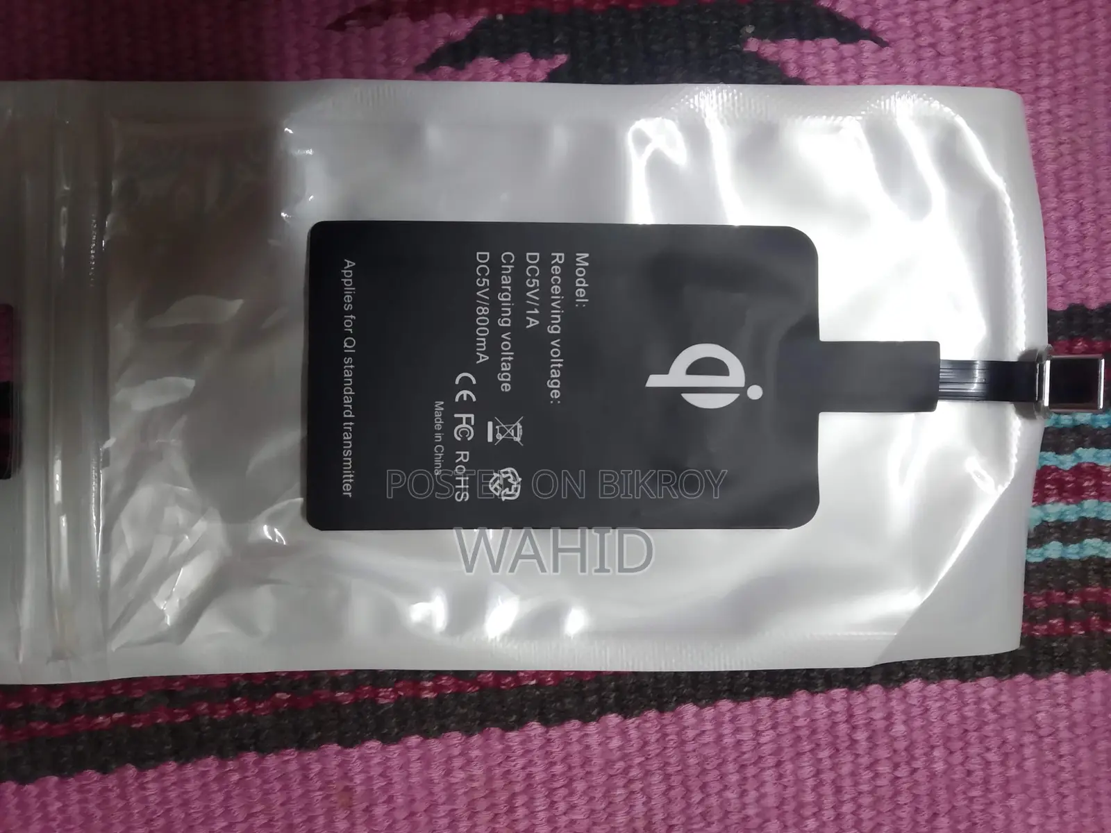 Wireless Charger Type C - Converter. For Any Type C Port Mobile Phone.