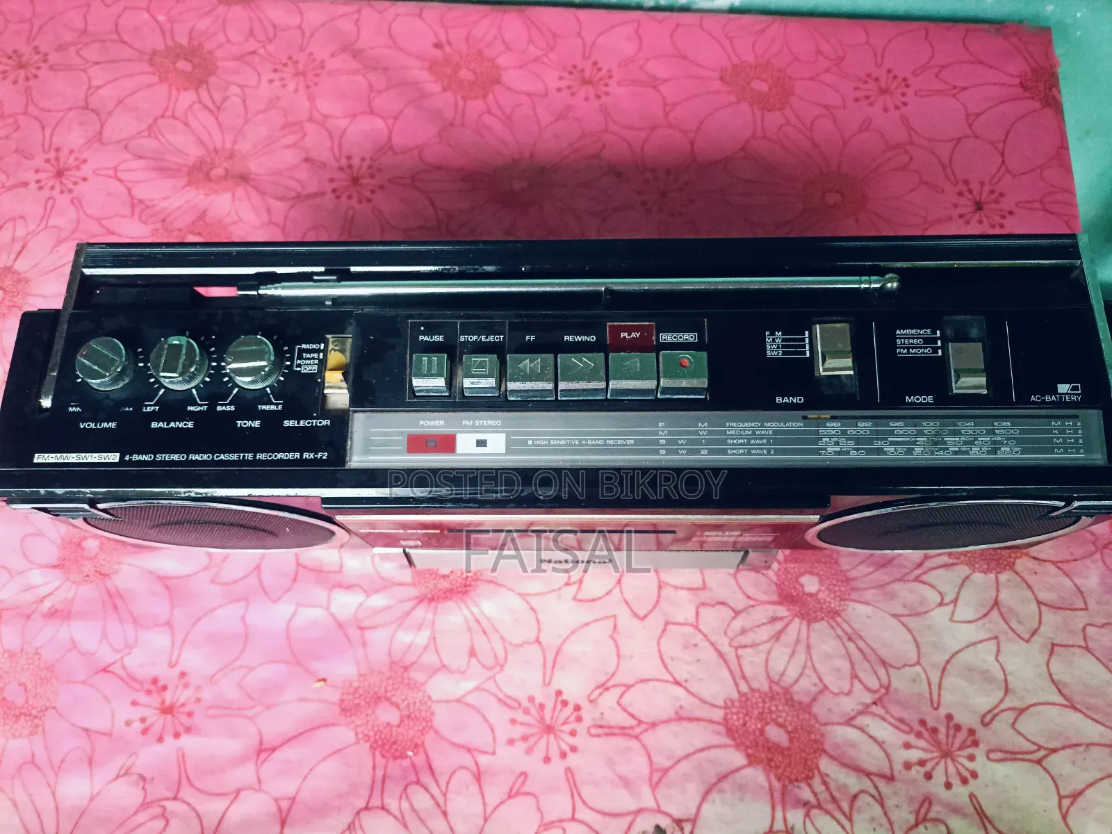 National F2 Cassette Player