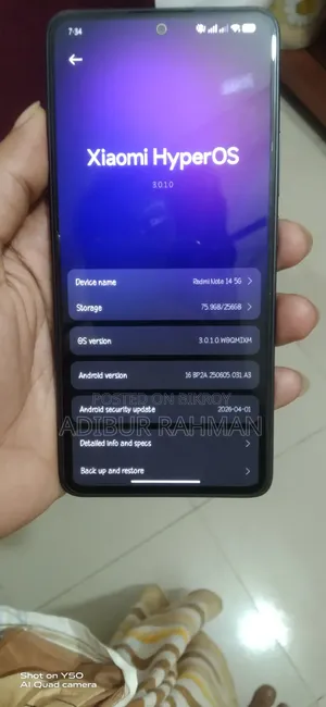Xiaomi Redmi Note 14 5G 256 GB Black
