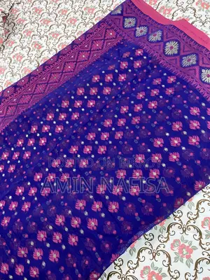 Machine Jamdani Saree