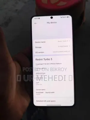 Xiaomi Redmi Turbo 4 Pro 256 GB Black