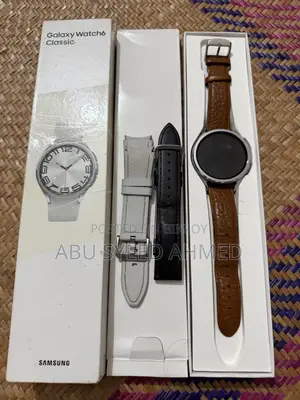 Samsung Galaxy Watch6 Classic (Silver) With Box Extra Straps