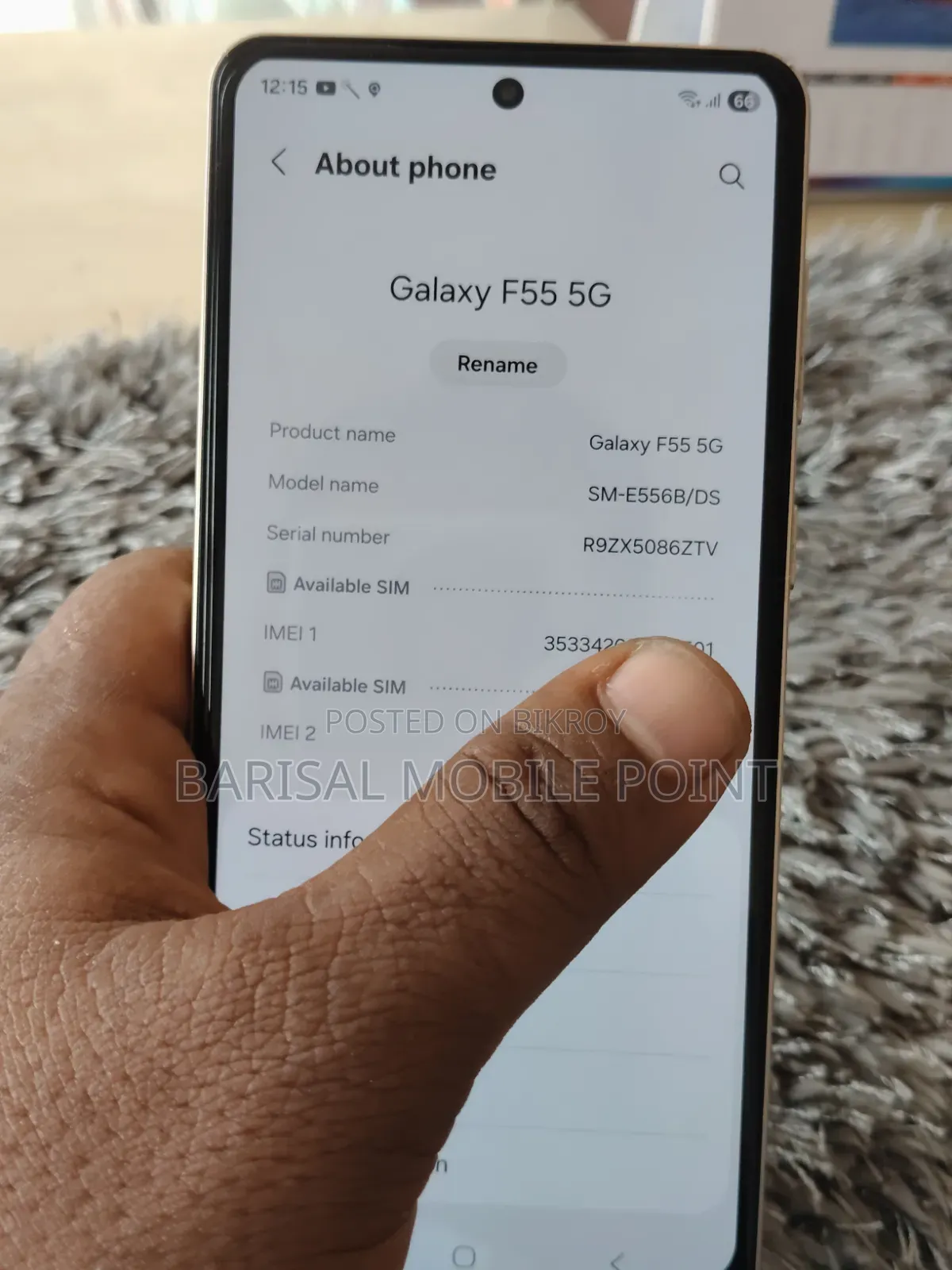 Samsung Galaxy F55 128 GB Orange