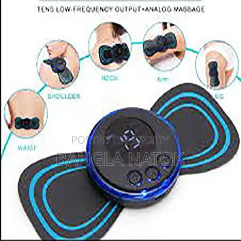 Ems Mini Electric Massager LCD Display 8 Mode Cervical Massage