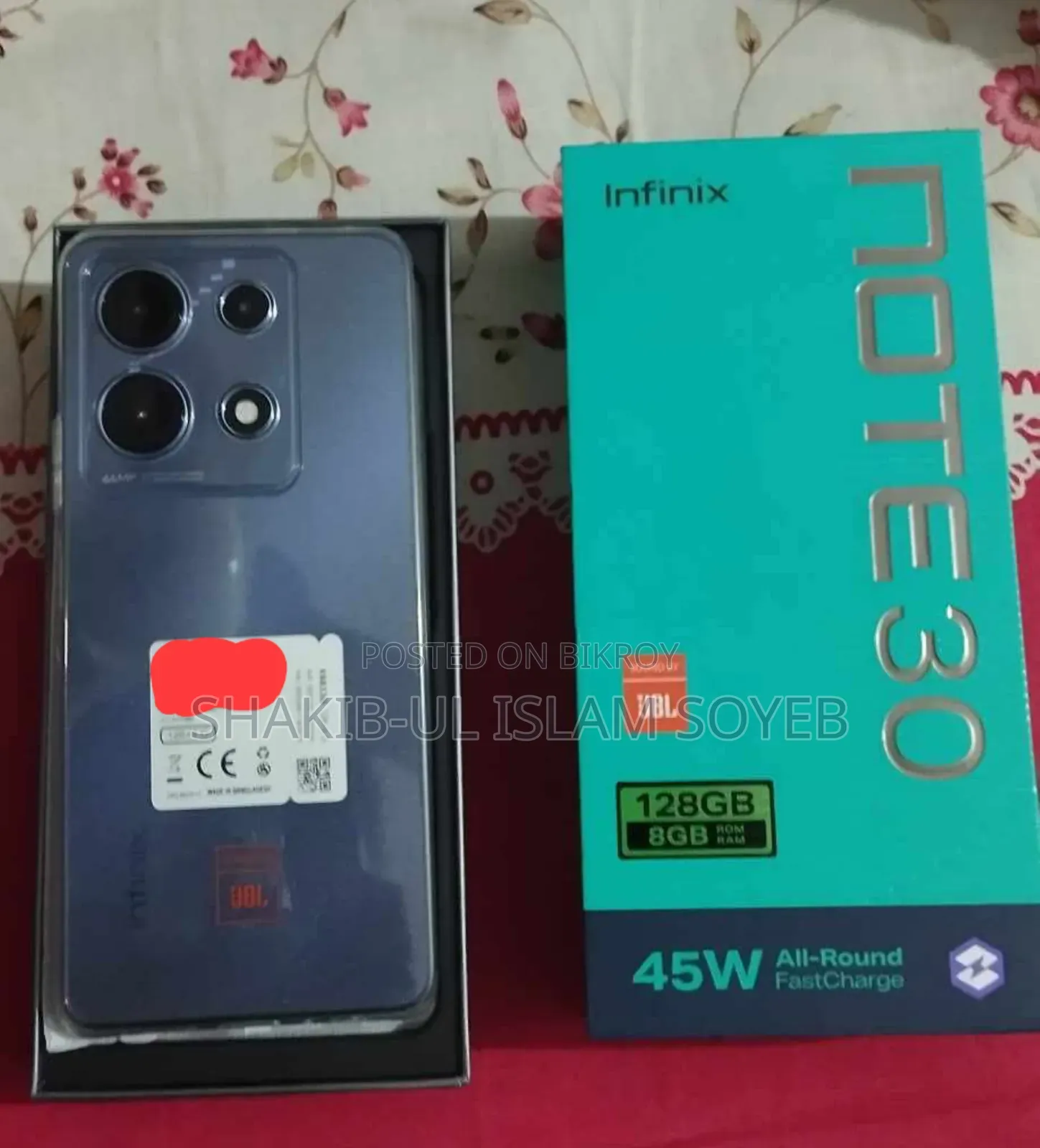 Infinix Note 30 128 GB Black