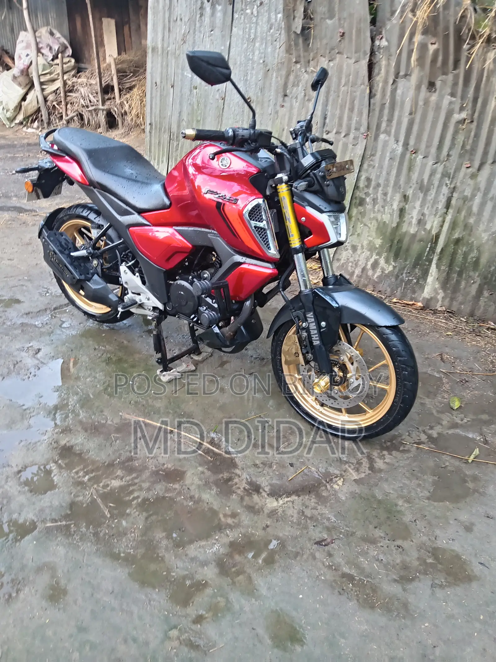 New Yamaha FZ 2024 Red