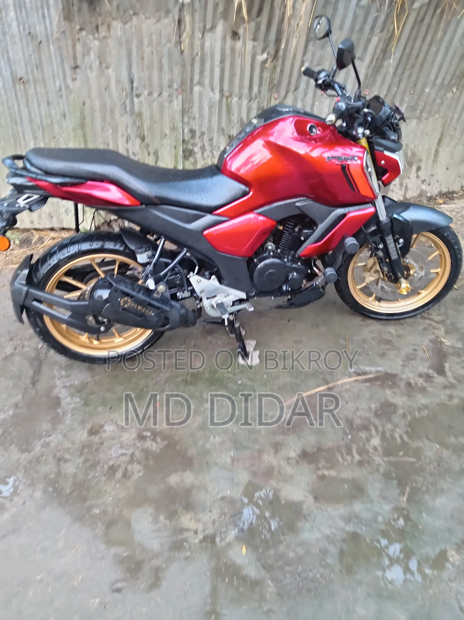 New Yamaha FZ 2024 Red