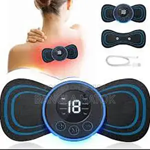 Ems Mini Electric Massager LCD Display 8 Mode Cervical Massage