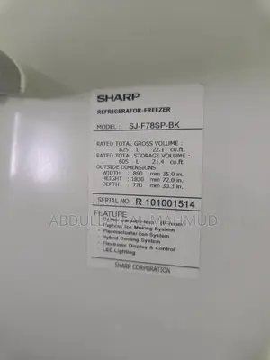 4 Door Sharp Refrigerator