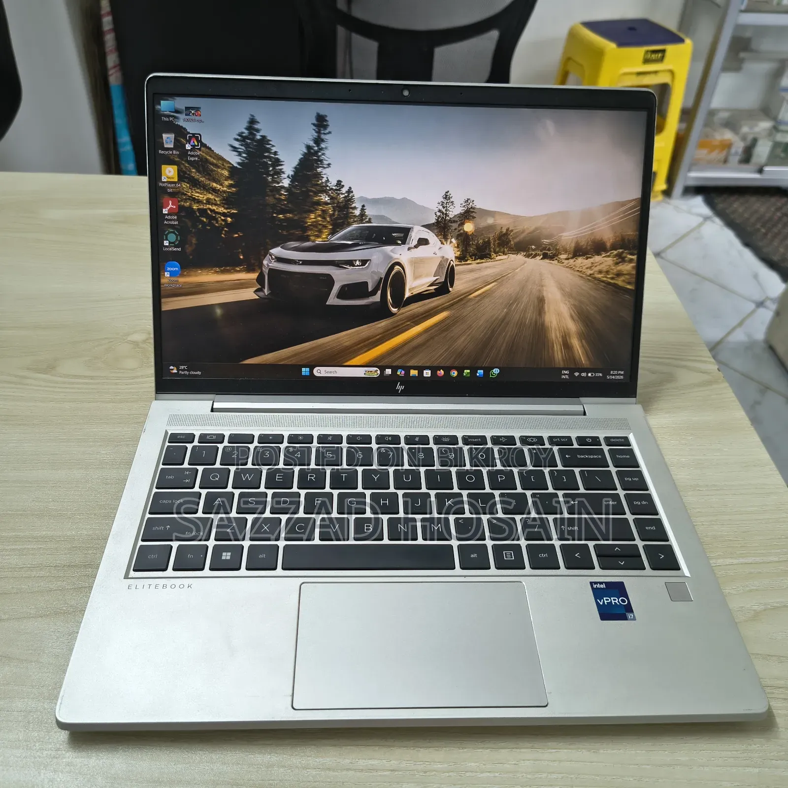 Laptop HP EliteBook 640 G9 16GB Intel Core I7 SSD 500GB