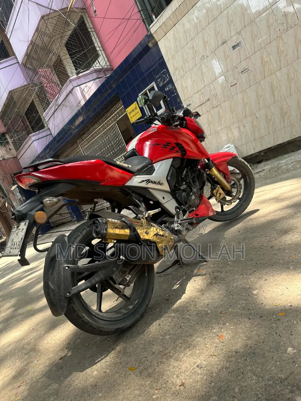 TVS Apache RTR 160 4V 2019 Red