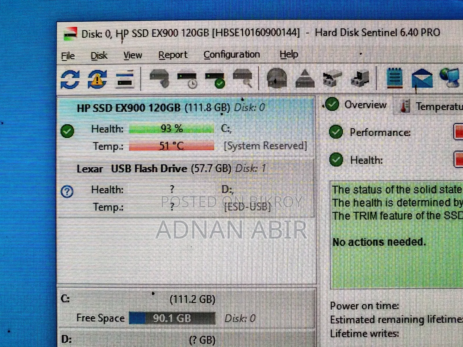 Hp Nvme SSD 120gb