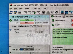 Hp Nvme SSD 120gb